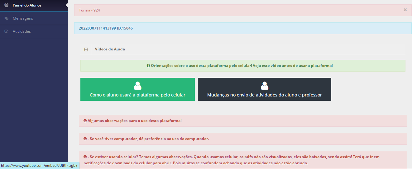 Gestão de Escolas On-line