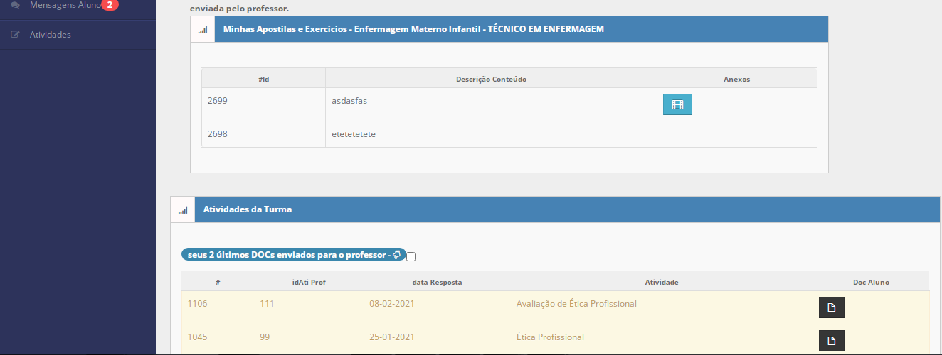 Plataforma de Ensino
